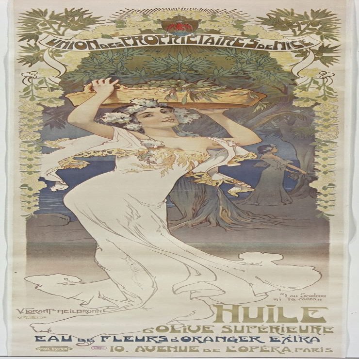 Nice Superior Olive Oil Poster Reproduction / Format 50 x 70 cm Luxury Paper 300 g HD Digital File Sale Possible