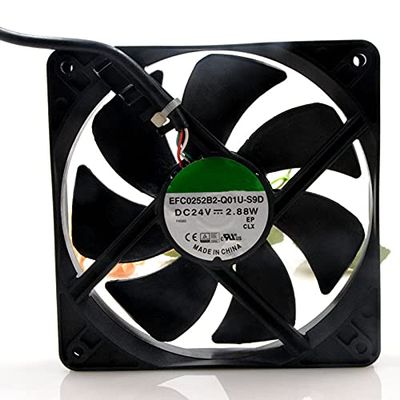 EFC0252B2-Q01U-S9D 24V 120mm Fan EFC0252B2-Q01U-S9D 24V 2.88W 12025 4-Wire Temperature Control Cooling Fan