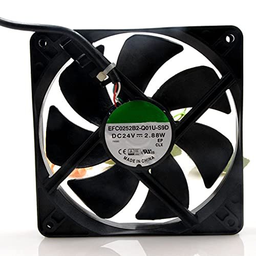 EFC0252B2-Q01U-S9D 24V 120mm Fan EFC0252B2-Q01U-S9D 24V 2.88W 12025 4-Wire Temperature Control Cooling Fan
