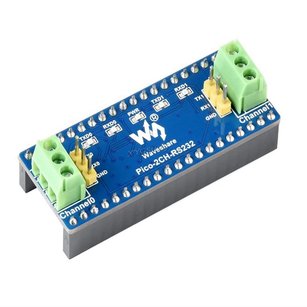 2-Channel RS232 Module for Raspberry Pi Pico SP3232EEN Transceiver UART to RS232 @XYGStudy (Pico-2CH-RS232)