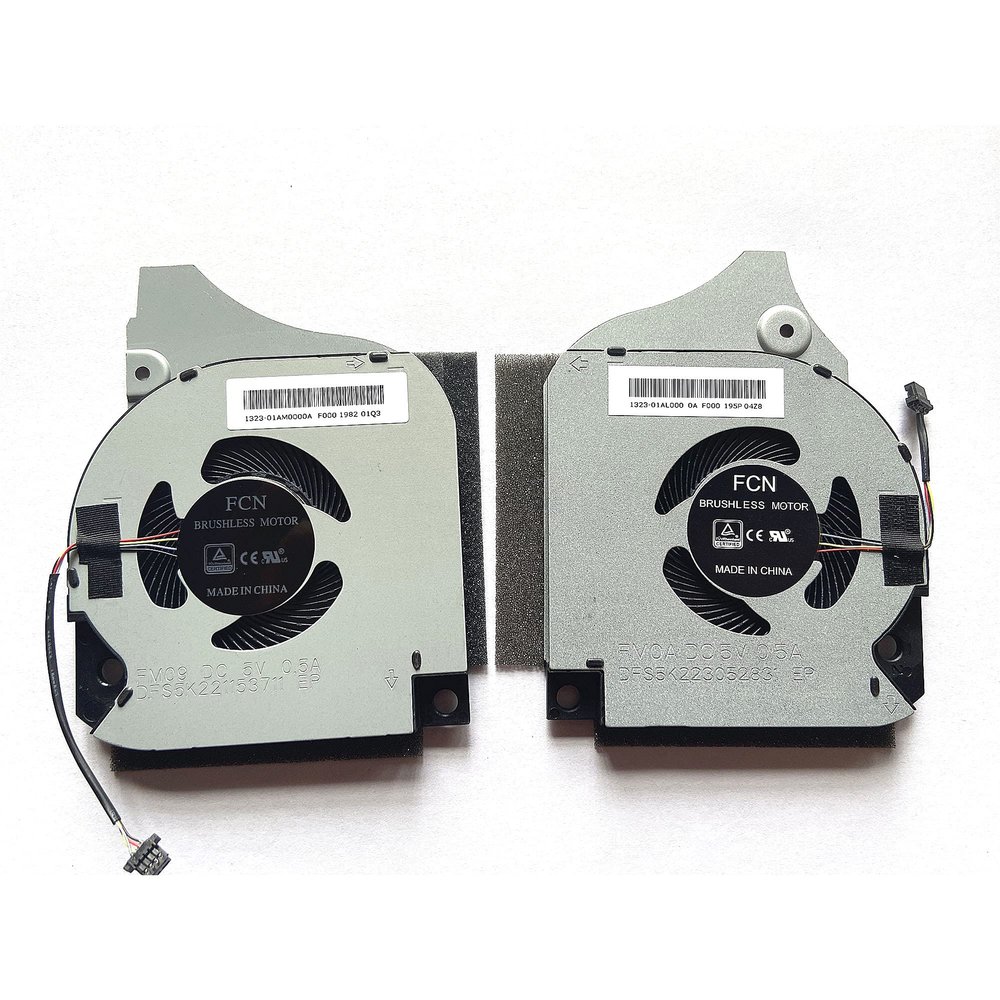 063NYM 0FK2HP New for Dell Inspiron P82F G5 5590 CPU & GPU Cooling Fan DC5V 0.5A DFS5K221153711 DFS5K22305283