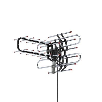 Tesmula gt2-kj 360Rotation UV Dual Frequency Open Antenna Silver