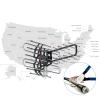 Tesmula gt2-kj 360Rotation UV Dual Frequency Open Antenna Silver view 4