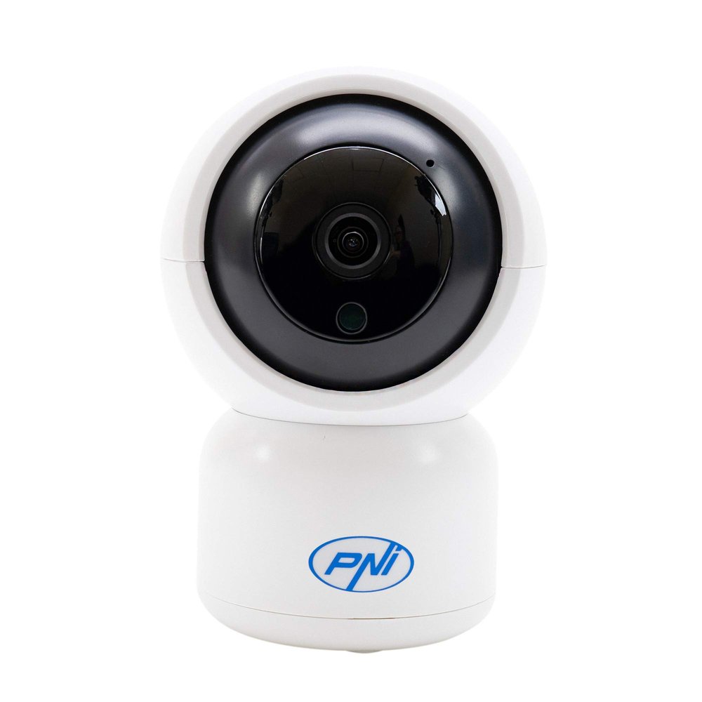 PNI Video Surveillance Camera IP390T 1080P with PTZ WiFi H264 + Supports 128GB microSD, Night Vision, Tuya Application, P2P