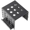 JMT 4-Bay 2.5 Inch to 3.5 Inch Hard Drive Caddy Internal Mounting Adapter Bracket Floppy Drive Aluminum Alloy Mobile Holder (Black w SATA Cable) view 4