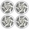 4 X Pioneer 6.5" Dual Cone Marine Boat Yacht Outdoor Stereo Speaker. 100W Max White Color - 2 Pairs (Renewed) view 1