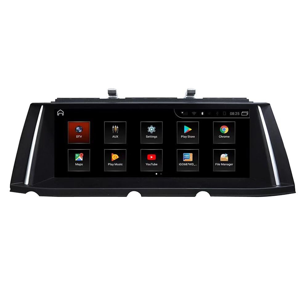 ROADYAKO 10.25Inch Android 13.0 Indash Car GPS Navigaton Radio Stereo for BMW 7Serise F01 F02 F03 F04 2008 2009 2010 2011 2012 2013 2014 2015 Original Car with CIC System BT WiFi 4G RDS SWC FM