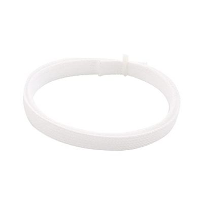 Aicosineg Cable Sleeve Braided Sleeving PET Wire Loom Tubing Cable 1.64ft-2/5inch Wrap Protector for HiFi Audio and Video Headphone Cable Protect Wires from Chewing of Pets White