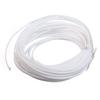 Aicosineg 32.81FT PET Braid Cable Sleeving Flexible Wire Mesh Sleeve Wire Braided Protective Sleeve 0.13in Wrap Protector for Power Cord Protection Flame Retardant Cable Manage White view 1