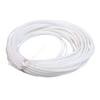 Aicosineg 32.81FT PET Braid Cable Sleeving Flexible Wire Mesh Sleeve Wire Braided Protective Sleeve 0.13in Wrap Protector for Power Cord Protection Flame Retardant Cable Manage White view 4