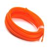 Aicosineg 16.4ft PET Flexible Braided Cable Sleeve 0.4inch Width Wire Loom Sleeving and Organizer Flexible Wire Mesh Sleeve Wrap Protector for TV Audio PC Cords from Pets Chewing Orange view 1