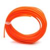 Aicosineg 16.4ft PET Flexible Braided Cable Sleeve 0.4inch Width Wire Loom Sleeving and Organizer Flexible Wire Mesh Sleeve Wrap Protector for TV Audio PC Cords from Pets Chewing Orange view 2