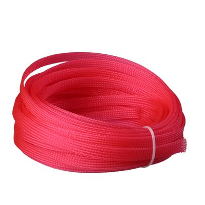 Aicosineg Cable Sleeve Braided Sleeving PET Wire Loom Tubing Cable 32.81ft-1/3inches Wrap Protector for HiFi Audio and Video Headphone Cable Protect Wires from Chewing of Pets Pink