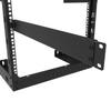 Jingchengmei 12 Port/Way/Hole Hinged Patch Panel - 1U 19" Rack Mount D-Type Connectors - Audio with Hinged Side (H1U12D, Black) view 4