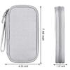 Electronic Organizer Small Travel Cable Organizer Bag, Digital Gadget Organizer Case, Waterproof Travel Gear Storage Carrying Sleeve Pouch for Cable, USB, Earphones, Portable Hard Drives, Power Banks view 2