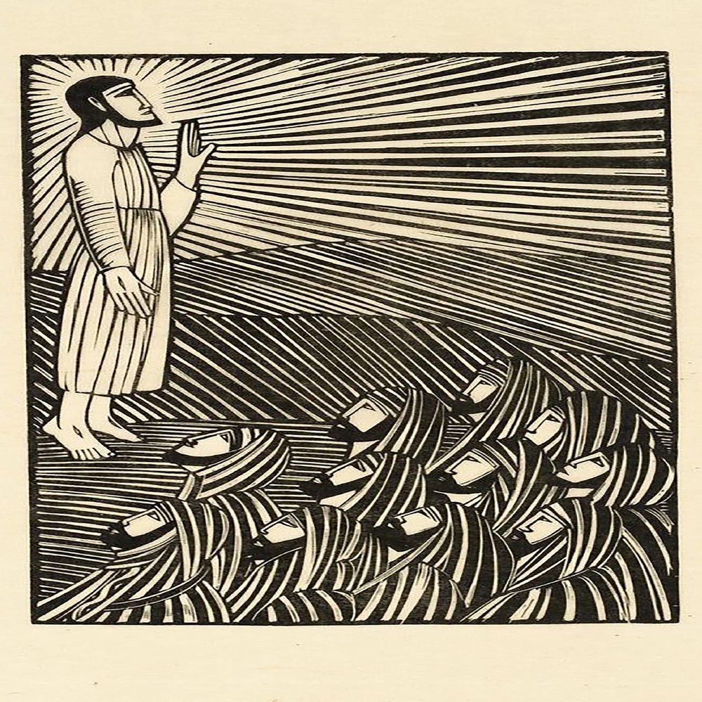Eric Gill : Ascension : 1918 : Archival Quality Art Print
