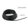 Aicosineg 32.81ft PET Flexible Braided Cable Sleeve 0.16inch Width Wire Loom Sleeving and Organizer Flexible Wire Mesh Sleeve for TV Audio PC Cords from Pets Chewing Black view 3