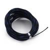 Aicosineg Cable Sleeve Braided Sleeving PET Wire Loom Tubing Cable 32.81ft-1/4inches Wrap Protector for HiFi Audio and Video Headphone Cable Protect Wires from Chewing of Pets Black and Blue view 1