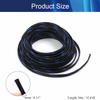Aicosineg 32.81ft PET Flexible Braided Cable Sleeve 0.33inch Width Wire Loom Sleeving and Organizer Flexible Wire Mesh Sleeve Wrap Protector for TV Audio PC Cords from Pets Chewing Black and Blue view 2
