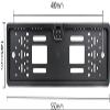 170 Night Vision Angle Waterproof Shockproof Universal European License Plate Holder Car Rear View Kit Reverse Parking Backup Camera with 4 LEDS view 2