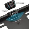 170 Night Vision Angle Waterproof Shockproof Universal European License Plate Holder Car Rear View Kit Reverse Parking Backup Camera with 4 LEDS view 4