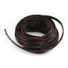 Aicosineg Cable Sleeve Braided Sleeving PET Wire Loom Tubing Cable 32.81ft-2/5inch Wrap Protector for HiFi Audio and Video Headphone Cable Protect Wires from Chewing of Pets Black and Pink view 1