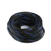 Aicosineg Cable Sleeve Braided Sleeving PET Wire Loom Tubing Cable 29.53ft-4/9inches Wrap Protector for HiFi Audio and Video Headphone Cable Protect Wires from Chewing of Pets Black and Blue view 1