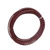 Aicosineg Cable Sleeve Braided Sleeving PET Wire Loom Tubing Cable 16.4ft-1/8inch Wrap Protector for HiFi Audio and Video Headphone Cable Protect Wires from Chewing of Pets Black and Red view 1