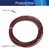 Aicosineg Cable Sleeve Braided Sleeving PET Wire Loom Tubing Cable 16.4ft-1/8inch Wrap Protector for HiFi Audio and Video Headphone Cable Protect Wires from Chewing of Pets Black and Red view 2