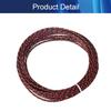 Aicosineg Cable Sleeve Braided Sleeving PET Wire Loom Tubing Cable 16.4ft-1/8inch Wrap Protector for HiFi Audio and Video Headphone Cable Protect Wires from Chewing of Pets Black and Red view 4