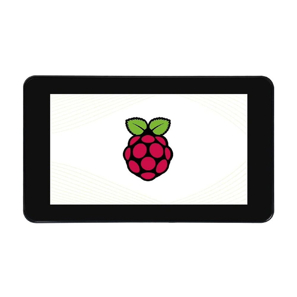 7inch Capacitive Touch Display for Raspberry Pi, with Protection Case, DSI Interface, 800480,Supports Pi 4B