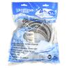 HQRP 4 ft Stainless Steel Washing Machine Hose Set - Burst Proof 304 Braided - Hot Cold Red Blue Striped - 3/4 in FGH x 3/4 in FGH Universal - 2 Pack view 3