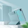 2021 4th gen iPad Air 10.9 case 2 in 1 Removable case Magnetic Buckle 3-fold Front Cover Level Vertical Liner Separation iPad Air4 Magnetic Case (iPadAir42020, Blue) view 1