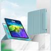 2021 4th gen iPad Air 10.9 case 2 in 1 Removable case Magnetic Buckle 3-fold Front Cover Level Vertical Liner Separation iPad Air4 Magnetic Case (iPadAir42020, Blue) view 2