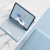 HENGHUI Keyboard Case for 9.7 inch iPad 6th 5th Generation, Air 2 iPad Pro 9.7 inch Cute Round Key Color Keyboard Wireless Detachable BT Keyboard Cover with Pencil Holder (Blue) view 2