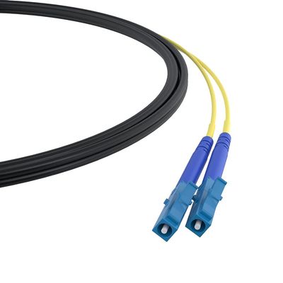 20m LC/LC 2-Strand Singlemode 9/125 Indoor/Outdoor Fiber Cable with 18" Furcated Legs