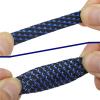 30meters/lot 100ft 14mm PET Expandable Braid Sleeving Flexo Wire Cable Sleeve DIY BlackBlue view 4