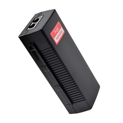 Revotech 30W PoE Injector Adapter Gigabit, IEEE 802.3 at/af 48V DC Passive POE+ RJ-45 10/100/1000Mbps, up to 100 Meters (328 Feet), Plug and Play