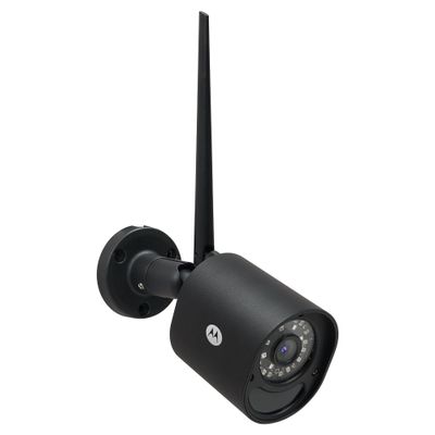 Motorola Outdoor Smart Surveillance Camera, Black (FOCUS72B) (Renewed)
