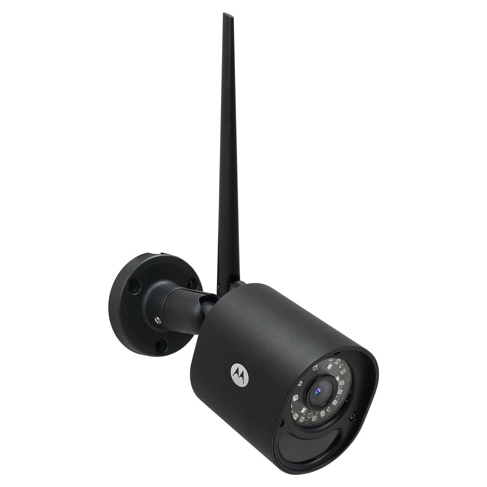 Motorola Outdoor Smart Surveillance Camera, Black (FOCUS72B) (Renewed)
