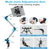 woleyi Adjustable Tablet Mount Holder, Aluminum 35" Desk/Bed Clamp Tablet Stand with Foldable 360 Swivel Arm, for iPad Pro Air Mini, Galaxy Tabs, Z Fold, iPhone, Switch, Fire HD, 4.7-13" Devices view 3