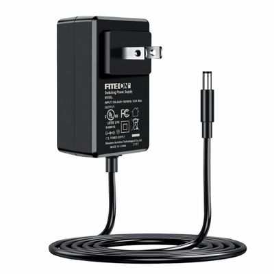 12V 1A Power Adapter Input 100V-240V, Output 12V 12W US Plug 5.5 * 2.5mm Voltage DC Power Supply for Cat Litter Box, etc.