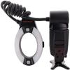 YIDOBLO 14EXT iTTL TTL LED Macro Ring Flash Light Compatible with Nikon D4 D800 D5200 D7100 DSLR Camera with Hot Shoe Mount view 4
