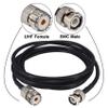 Boobrie BNC Male to SO239 Cable RG58 6.56Ft UHF Female to BNC Male Coax Cable PL-259 SO-239 to BNC Jumper Pigtail Extension Cable for Antenna Scanner CB Antenna Ham Radio Walkie Talkie view 2