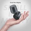 INSMY Small Bluetooth Speaker, Waterproof Mini Portable Wireless Speaker, Punchy Bass Rich Audio Stereo Pairing, Handheld Pocket Size Built in Mic for Hiking Biking Gift Laptop Tablet (Gray) view 2