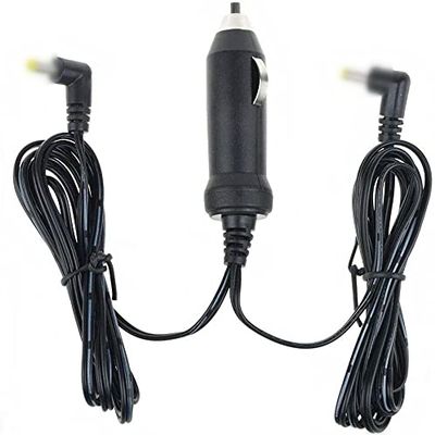 Kircuit Car Charger Adapter Compatible with Philips Dual Screen Portable DVD Player