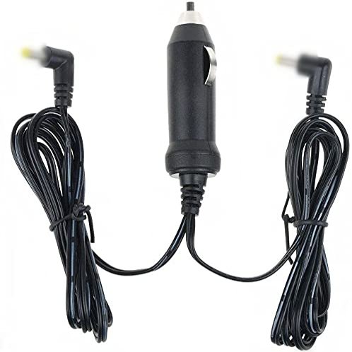 Kircuit Car Charger Adapter Compatible with Philips Dual Screen Portable DVD Player
