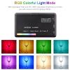 Andoer W140 RGB LED Video Light, LED Camera Light Panel 2500K-9000K Dimmable Rechargeable Photography Fill Light for Vlog Live Streaming Video Conference YouTube Tiktok view 2