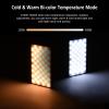 Andoer W140 RGB LED Video Light, LED Camera Light Panel 2500K-9000K Dimmable Rechargeable Photography Fill Light for Vlog Live Streaming Video Conference YouTube Tiktok view 3