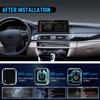 ZWNAV 12.3 inch Blu-ray Anti-Glare Touch Screen Qualcomm Android Car Radio for BMW 5 Series GT F07 F10 F11 F18 2010 2011 2012 CIC System Stereo Multimedia Player GPS Navigation Head Unit Audio view 2
